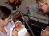 Mother, child and grandmother